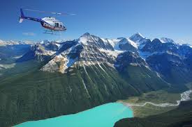 Helicopter Rides over Peyto Lake